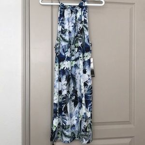 Tropical tie dress